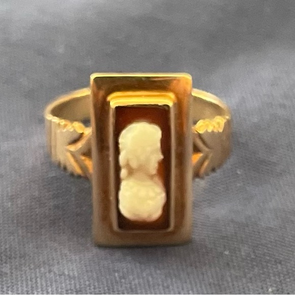 Late Victorian Antique Cameo Ring - Picture 4 of 8